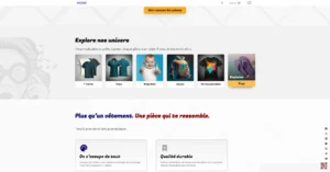 Illustration de catégories de produits